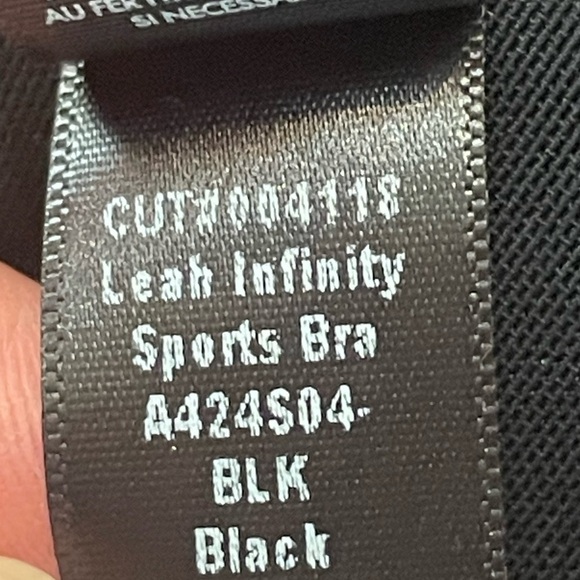 KORAL | LEAH INFINITY SPORTS BRA - BLACK | SIZE M/L - Picture 11 of 11
